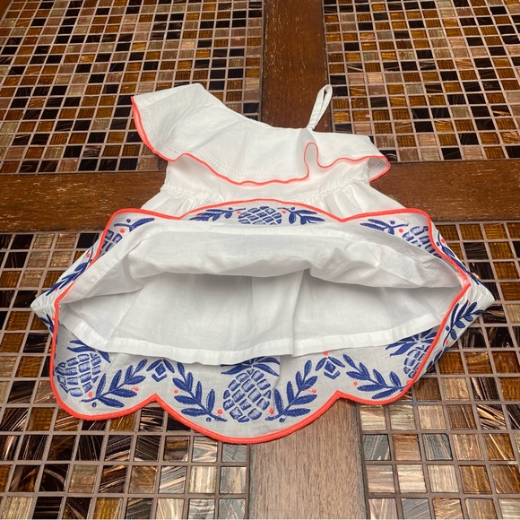 Janie and Jack Pretty and Paradise Collection Pineapple Dress - Picture 6 of 9